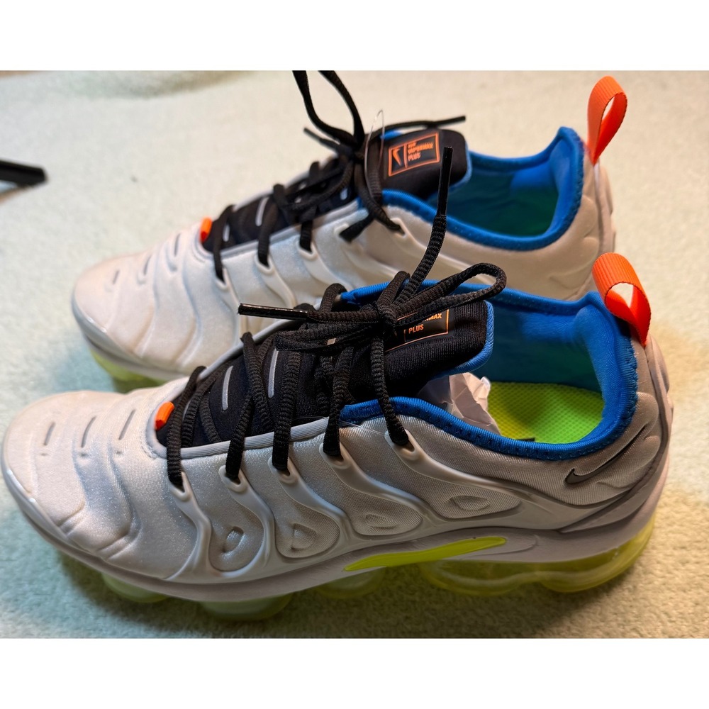 Nike Air VaporMax Plus White Volt Platinum DQ4695-001 Mens 8.5